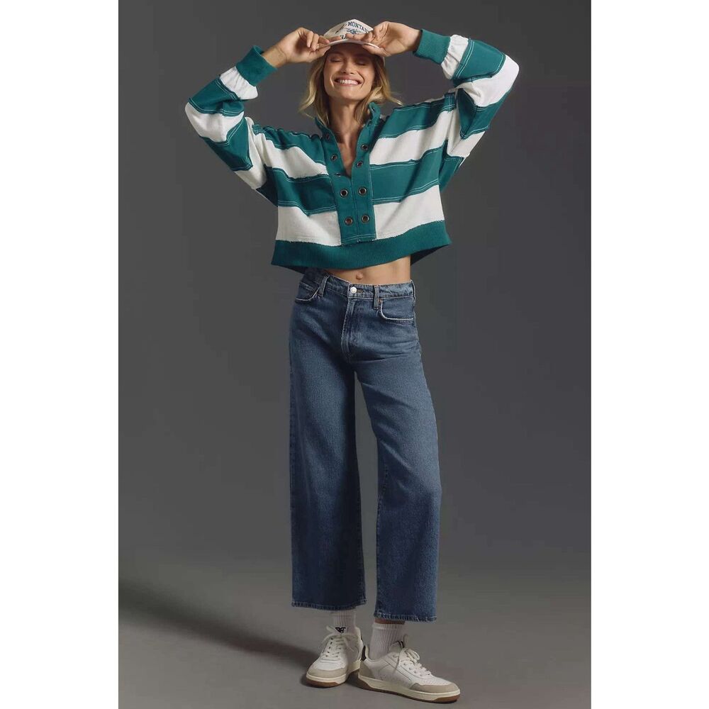 Anthropologie The Kamrie Pieced Popover Top by Pilcro $98
